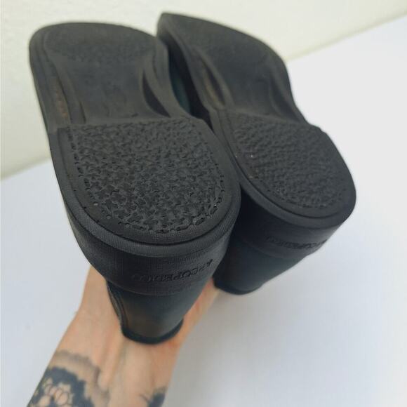 Arcopedico Shawna Mary Jane Comfort Shoe 37 6.5 Flat Forest Leather Slip On - Picture 8 of 10